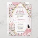 Search for fairytale quinceanera invitations Blush pink