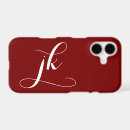 Search for burgundy iphone cases Initials
