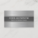 Search for aluminum business cards Brushed