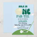 Search for hole in one invitations Printable