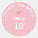 Search for table number stickers Pink