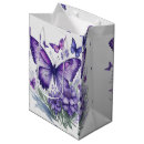 Search for butterfly gift bags Purple