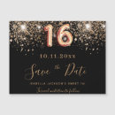 Search for black and gold sweet 16 invitations Sparkle