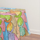 Search for fish tablecloths Goldfish