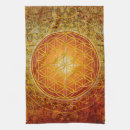 Search for geometry kitchen towels Flower of life