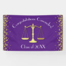 Search for purple graduation banners Gold