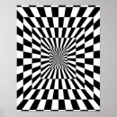 Search for optical illusion posters black and white