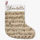 Search for music christmas stockings Vintage