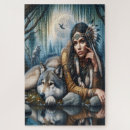 Search for native american puzzles Sunset