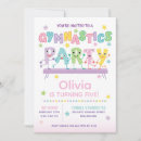 Search for gymnastics invitations For her