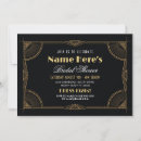 Search for 1920s bridal shower invitations Gatsby