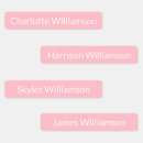 Search for iron on labels Pink