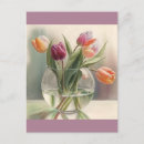 Search for happy birthday tulips postcards Watercolor