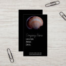 Search for scallop business cards Seashell