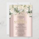 Search for white and gold sweet 16 invitations Tiara