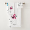 Search for butterfly bath towels Whimsical