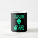 Search for alien mugs space