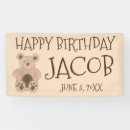 Search for teddy bear birthday banners Animal