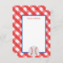 Search for baseball note cards Red