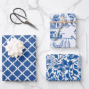 Search for bamboo wrapping paper Blue and white