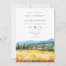 Search for rustic italian wedding invitations Tuscany