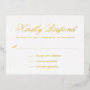 Search for gold foil rsvp cards Elegant