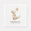 Search for dinosaur napkins Boy dinosaur party