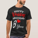 Search for 8th anniversary tshirts Cute