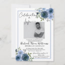 Search for blue funeral invitations Floral
