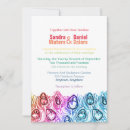 Search for rainbow wedding invitations Unique