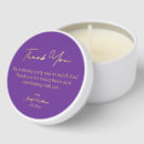 Search for purple and gold birthday favors Thank you