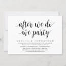 Search for we eloped invitations Black and white
