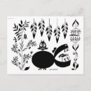 Search for black and white postcards Illustration