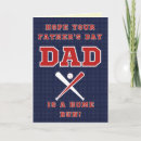 Search for baseball fathers day cards Dad