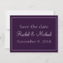 Search for purple silver save the dates Modern