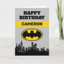 Search for superhero birthday cards Batman