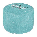 Search for turquoise poufs glitter