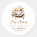 Search for coffee stickers Baby shower