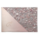 Search for rose gold placemats Pink