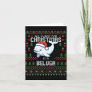 Search for whales christmas cards Beluga whale