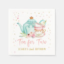 Search for tea party napkins Tea for two