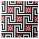 Search for coral and white tiles Black