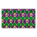 Search for mardi gras business cards Green