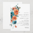 Search for teal bridal shower invitations Script
