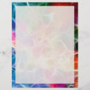 Search for rainbow stationery paper Writing