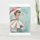 Search for poodle birthday cards Vintage