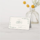 Search for emerald green place cards Simple