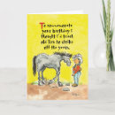 Search for funny horse birthday cards Cowboy