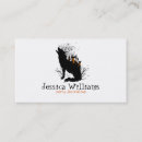 Search for wolf business cards Black