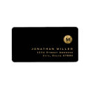 Search for monogram labels Brushed metal